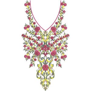 Neck Design Embroidery NED6511-25