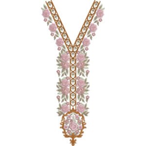 Neck Embroidery Design NED6512-25