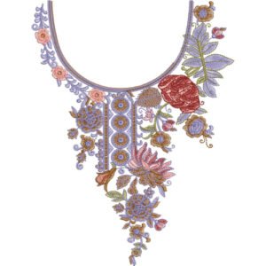 Beautiful Neck Embroidery NED6522-25