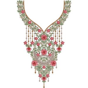 Neck Embroidery Design NED6527-25