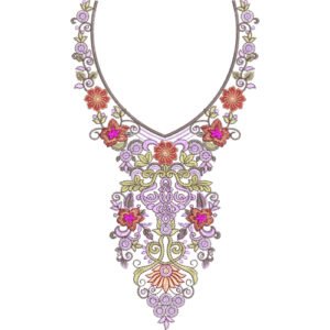 Neck Design Embroidery NED6535-25