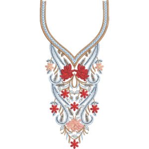 Neck Embroidery Design NED6536-25