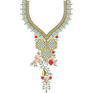 Neck Design Embroidery NED6543-25