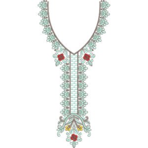 Neck Embroidery Design NED6544-25