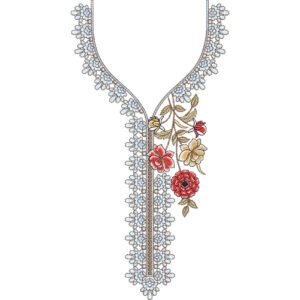 Neck Design Embroidery NED6552-25
