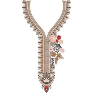 Beautiful Neck Embroidery NED6562-25