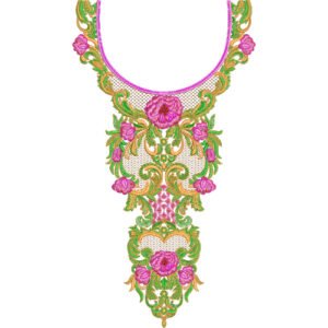 Embroidery Neck Design NED6568-25