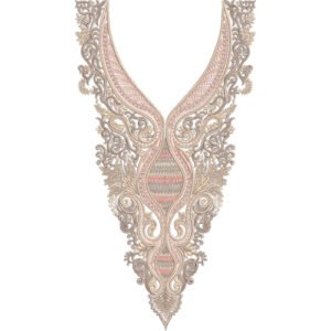 Unique Neck Embroidery NED6572-25