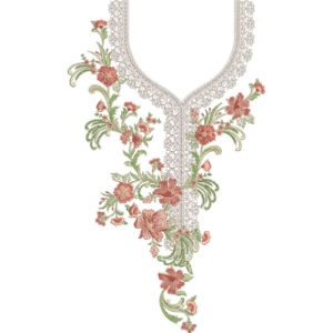 Beautiful Neck Embroidery NED6580-25