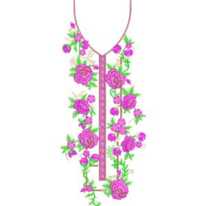 Unique Neck Embroidery NED6581-25