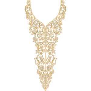 Flower Neck Embroidery NED6583-25