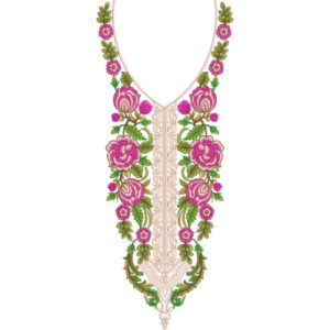Beautiful Neck Embroidery NED6589-25