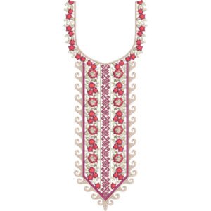 Beautiful Neck Embroidery NED6597-25