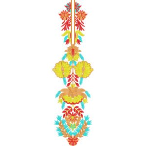 Unique Neck Embroidery NED6607-25