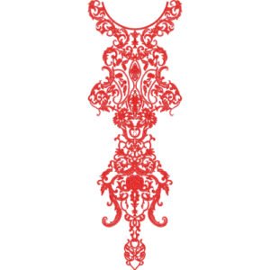 Neck Design Embroidery NED6622-25