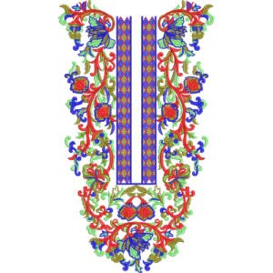 Beautiful Neck Embroidery NED6624-25
