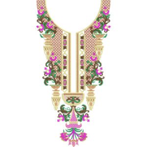 Embroidery Neck Design NED6639-25