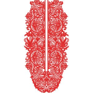 Unique Neck Embroidery NED6643-25