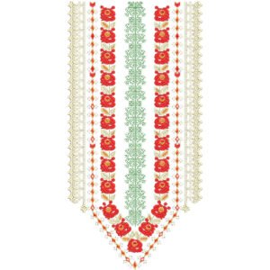 Beautiful Neck Embroidery NED6653-25
