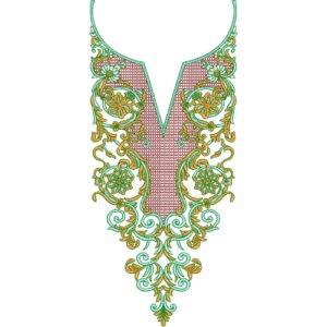 Neck Design Embroidery NED6660-25
