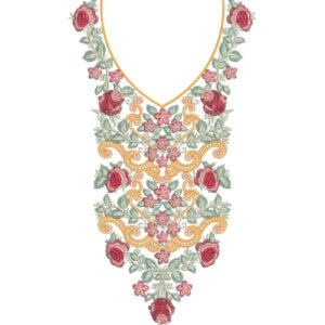 Neck Embroidery Design NED6707-25