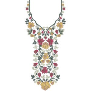 Beautiful Neck Embroidery NED6716-25