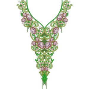 Embroidery Neck Design NED6721-25