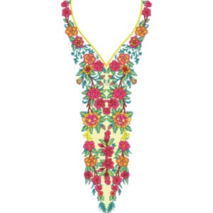 Beautiful Neck Embroidery NED6724-25