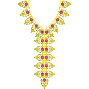 Neck Embroidery Design NED6732-25