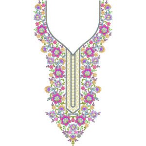 Embroidery Neck Design NED6745-25