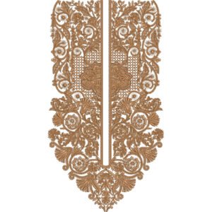Flower Neck Embroidery NED6749-25