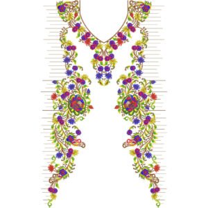 Neck Design Embroidery NED6760-25
