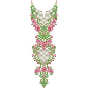 Unique Neck Embroidery NED6777-25