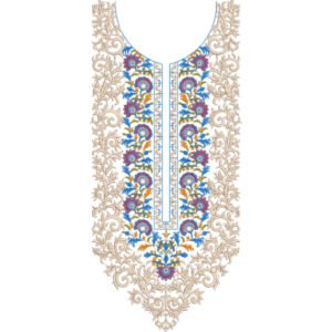 Unique Neck Embroidery NED6786-25