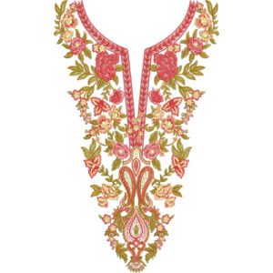 Embroidery Neck Design NED6802-25