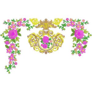 Embroidery Neck Design NED6810-25
