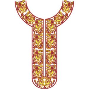 Neck Embroidery Design NED6812-25