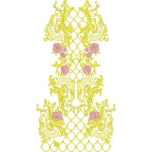 Embroidery Neck Design NED6819-25