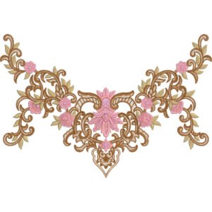 Neck Embroidery Design NED6821-25