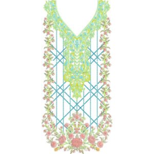 Flower Neck Embroidery NED6825-25