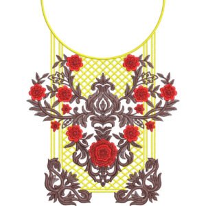 Neck Embroidery Pattren NED6827-25