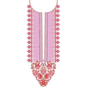 Embroidery Neck Design NED6843-25