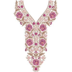 Beautiful Neck Embroidery NED6846-25