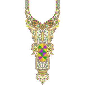 Embroidery Neck Design NED6852-25
