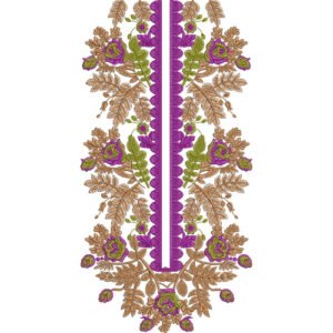Beautiful Neck Embroidery NED6858-25