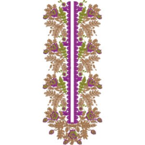 Unique Neck Embroidery NED6859-25