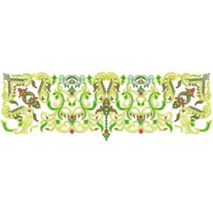 Unique Neck Embroidery NED6866-25
