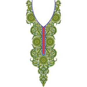 Flower Neck Embroidery NED6868-25