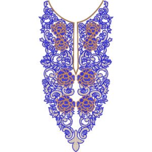 Embroidery Neck Design NED6871-25