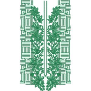 Flower Neck Embroidery NED6896-25